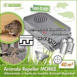 Muizen- En Rattenverjager Isotronic Op Batterijen 5 Muizen- En Rattenverjager Isotronic Op Batterijen -Ongedierte - Plagen Winkel 16078533s isotronic mobiele muis muizen rattenverjager ultrasone 23