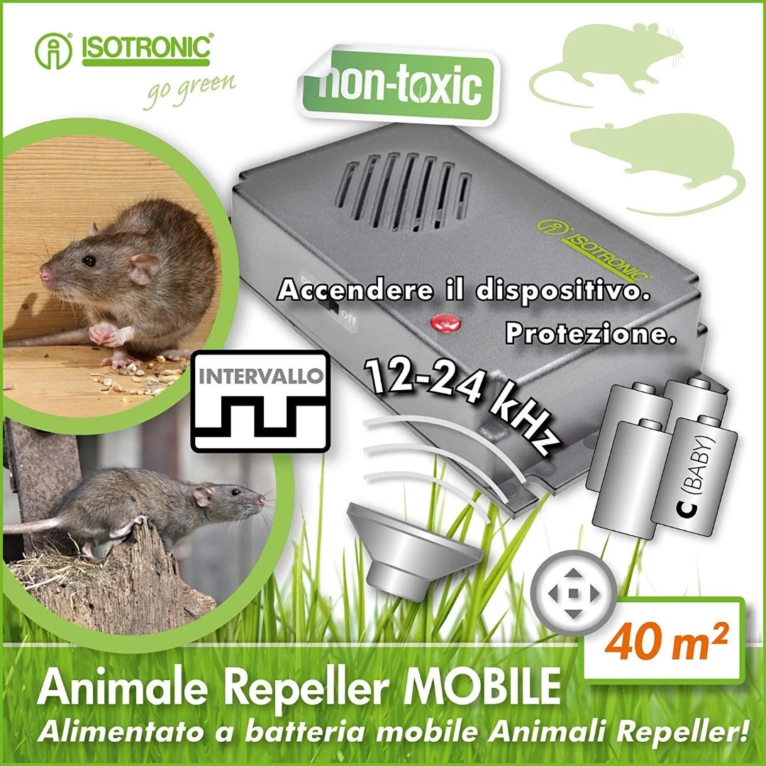Muizen- En Rattenverjager Isotronic Op Batterijen 3 Muizen- En Rattenverjager Isotronic Op Batterijen - Afbeelding 3