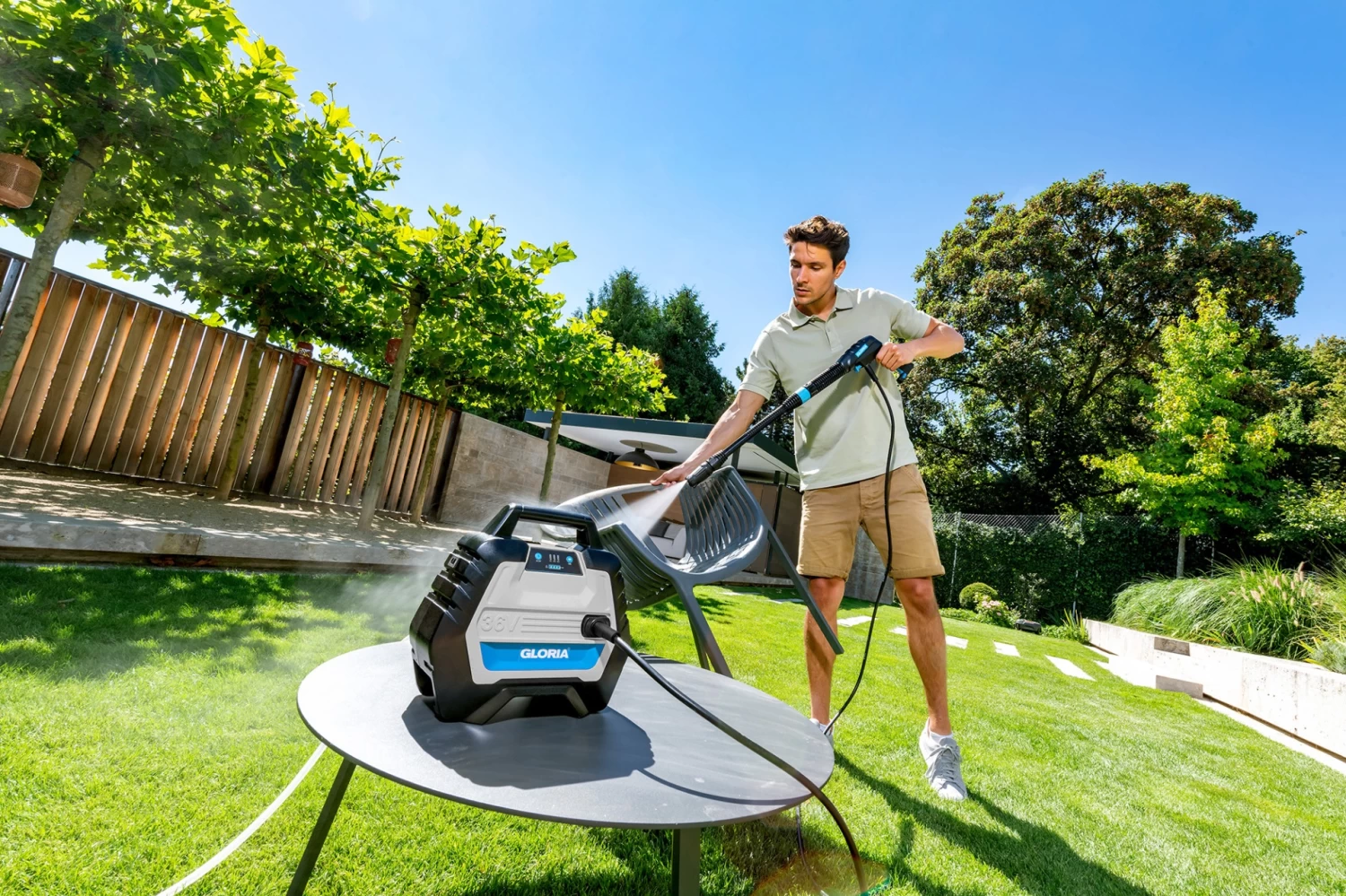 MultiJet Gloria Hogedrukreiniger 36V Met 4,0 Ah Geïntegreerde Accu 9 MultiJet Gloria Hogedrukreiniger 36V Met 4,0 Ah Geïntegreerde Accu - Afbeelding 9