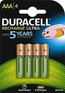 Batterijen Duracell Oplaadbaar Type AAA (4 Stuks) -Ongedierte - Plagen Winkel 5000394203822 du aaa rechargeable batt 4 cts foplarge