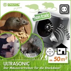Ratten- En Muizenverjager Ultrasonic XL200 Isotronic -Ongedierte - Plagen Winkel 62316 xl200 isotronic muizen en rattenverjager verpakking2