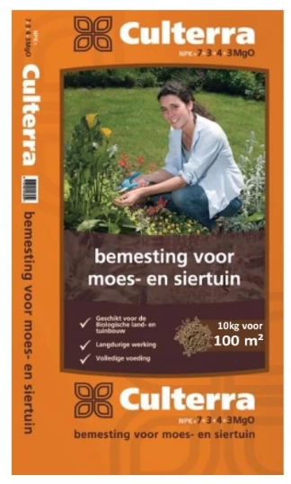 Culterra 7+3+4 MgO BIO Meststof 10 Kg 2 Culterra 7+3+4 MgO BIO Meststof 10 Kg - Afbeelding 2