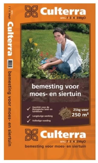 Culterra 7+3+4 MgO BIO Meststof 25 Kg 2 Culterra 7+3+4 MgO BIO Meststof 25 Kg - Afbeelding 2