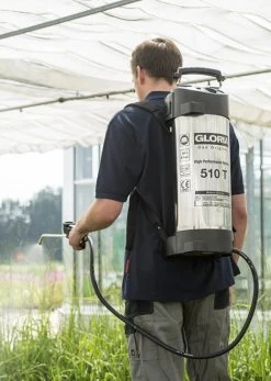 Hogedrukspuit RVS 6 Bar Gloria 510T - 10 Liter -Ongedierte - Plagen Winkel gloriahochleistungsspruher510tanwendung1b