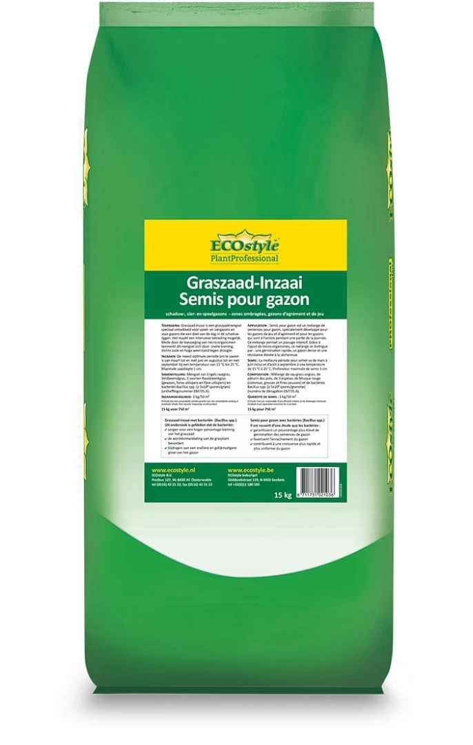 Grazaad-Inzaai 15 Kg Ecostyle (750 M²) 1 Grazaad-Inzaai 15 Kg Ecostyle (750 M²)