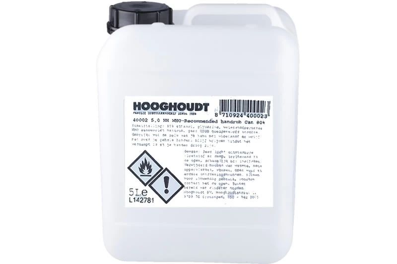 Hooghoudt Handrub Desinfectiemiddel Voor Handen 5 Liter 1 Hooghoudt Handrub Desinfectiemiddel Voor Handen 5 Liter
