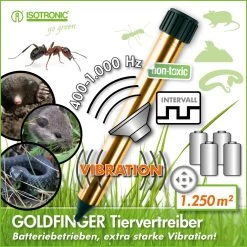 Mollenverjager Ultrasonic & Fibration Isotronic 5 Mollenverjager Ultrasonic & Fibration Isotronic -Ongedierte - Plagen Winkel isotronic 70024