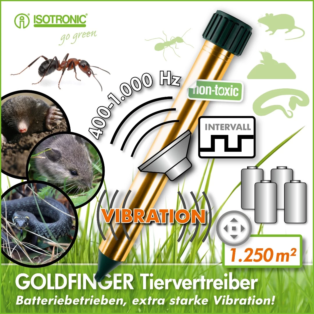 Mollenverjager Ultrasonic & Fibration Isotronic 3 Mollenverjager Ultrasonic & Fibration Isotronic - Afbeelding 3