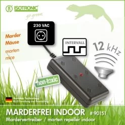 Marterverjager Isotronic Voor Binnen -Ongedierte - Plagen Winkel isotronic marterverjager voor binnen 90151 a