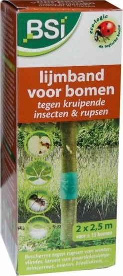 Lijmband Voor Bomen 2 X 2,5 Meter Tegen Kruipende Insecten En Rupsen BSi